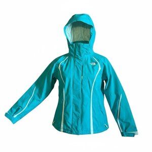 The North Face Jacket Womens Size M Aqua Green Soft Shell Full Zip No Liner